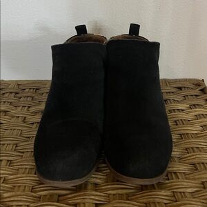 Toms Men's Plaid Boots - Black and Cream